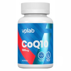 Коензим Q10 VPLab (CoQ10 100 mg) 100 мг 60 м'яких капсул