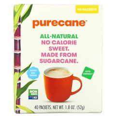 Purecane, бескалорийное сладкое, 40 пакетов по 1,3 г купить в Киеве и Украине