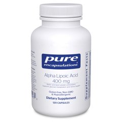 Альфа-ліпоєва кислота Pure Encapsulations (Alpha Lipoic Acid) 400 мг 120 капсул