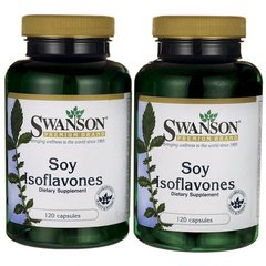 Ізофлавони сої, Soy Isoflavones, Swanson, 750 мг, 240 капсул