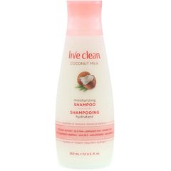 Зволожуючий шампунь кокосове молочко Live Clean (Shampoo) 350 мл