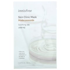 Innisfree, Skin Clinic Mask, Мадекассозид, 1 листовая маска, 0,67 жидких унций (20 мл) купить в Киеве и Украине