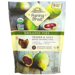Sunny Fruit, Органічний інжир, 5 пакетиків по 1,76 унції (50 г) кожна