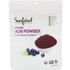 Порошок из амазонской асаи Sunfood (Amazon Acai Powder) 227 г купить в Киеве и Украине