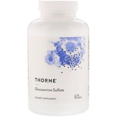 Глюкозамин сульфат Thorne Research (Glucosamine Sulfate) 500 мг 180 капсул купить в Киеве и Украине