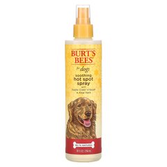 Burt's Bees, Заспокійливий спрей від гарячих точок для собак з яблучним оцтом та алое віра, 10 рідких унцій (296 мл)