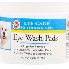 Подушки для промивання очей, Для собак і кішок, Miracle Care, 90 подушок