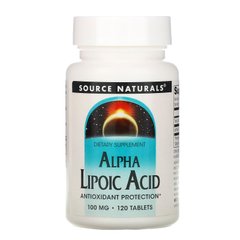 Альфа-липоевая кислота Source Naturals (Alpha Lipoic Acid) 100 мг 120 таблеток купить в Киеве и Украине