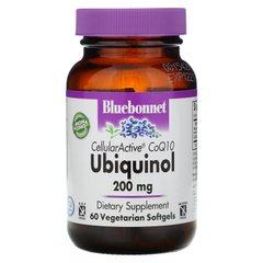 Клеточно-активный CoQ10 Убихинол Bluebonnet Nutrition (Ubiquinol) 200 мг 60 капсул купить в Киеве и Украине