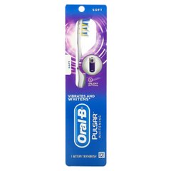 Oral-B, Pulsar Whitening, зубная щетка на батарейках, мягкая, 1 зубная щетка купить в Киеве и Украине