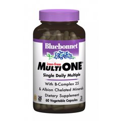(ТЕРМІН!!!) Мультивітаміни без заліза Bluebonnet Nutrition (MultiONE) 60 гелевих капсул