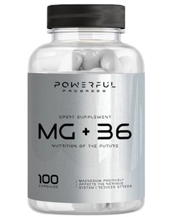 Магний B6 Powerful Progress (MAGNUM + B6) 100 капсул купить в Киеве и Украине