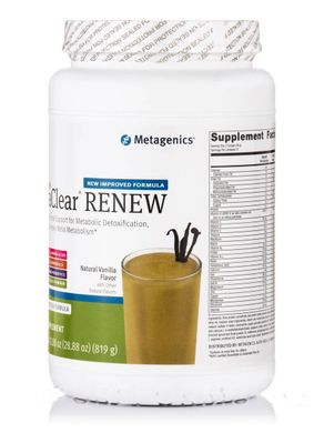 Поживна суміш для очищення організму з рисовим та гороховим протеїном ваніль Metagenics (Ultraclear Renew Vanilla Flavor) 819 г