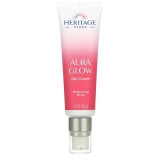 Гелевый крем, Aura Glow Gel Cream, Увлажняющая роза, Heritage Store, 50 г купить в Киеве и Украине