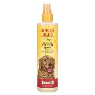 Burt's Bees, Успокаивающий спрей от горячих точек для собак с яблочным уксусом и алоэ вера, 10 жидких унций (296 мл) купить в Киеве и Украине