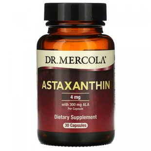 Астаксантин Dr. Mercola (Astaxanthin) 30 капсул купить в Киеве и Украине