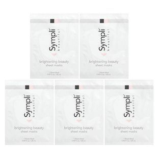 Sympli Beautiful, Brightening Beauty Sheet Mask, 5 Sheet Masks, 0.85 oz (25 ml) Each купить в Киеве и Украине