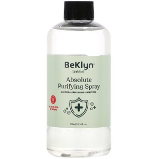 Дезинфицирующее средство для рук без спирта, Absolute Purifying Spray, Alcohol-Free Hand Sanitizer, BeKLYN, 300 мл купить в Киеве и Украине