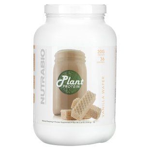 NutraBio, Plant Protein, Vanilla Wafer, 2.24 lb (1,018 g)