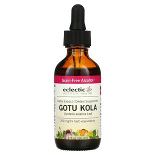 Органическая готу кола Eclectic Institute (Organic Gotu Kola) 60 мл купить в Киеве и Украине