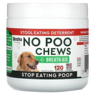 StrellaLab, No Poo Chews, For Dogs And Cats, 120 Soft Chews, 9.3 oz (264 g) купить в Киеве и Украине