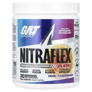 GAT, Sport, NITRAFLEX&reg; проти опіків, Tropic Thunderburst, 219,3 г (7,74 унції)