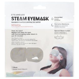 Steambase, Steam Mask for Eyes, Unscented, 1 Mask