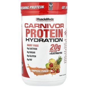 MuscleMeds, Carnivor Protein Hydration, Tropical Punch, 17.6 oz (500 g) купить в Киеве и Украине