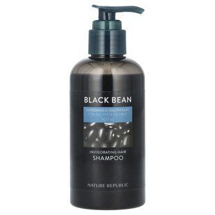 Nature Republic, Black Bean, Invigorating Hair Shampoo, For All Types of Hair, 10.14 fl oz (300 ml) купить в Киеве и Украине
