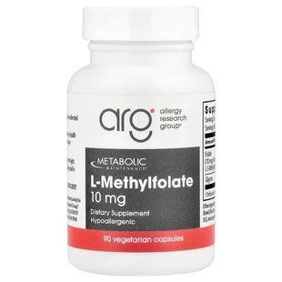 L-метилфолат Metabolic Maintenance (L-Methylfolate) 10 мг 90 капсул купить в Киеве и Украине