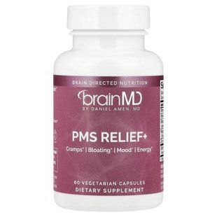 BrainMD, PMS Relief+, 60 Vegetarian Capsules