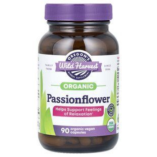 Oregon's Wild Harvest, Пассифлора, 90 желатиновых капсул купить в Киеве и Украине