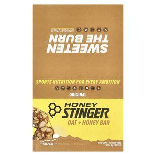 Honey Stinger, Oat + Honey Bar, Original, 12 Bars, 1.48 oz (42 g) Each купить в Киеве и Украине