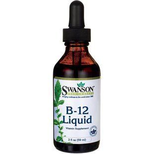B-12 рідина, B-12 Liquid, Swanson, 1,000 мкг, 59мл