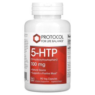 5-HTP, 100 mg, Protocol for Life Balance, 90 vegetarian capsules