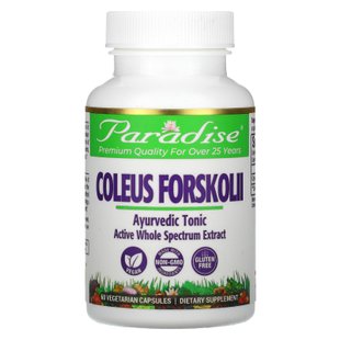 Колеус форсколии Paradise Herbs (Coleus forskolii) 250 мг 60 капсул купить в Киеве и Украине