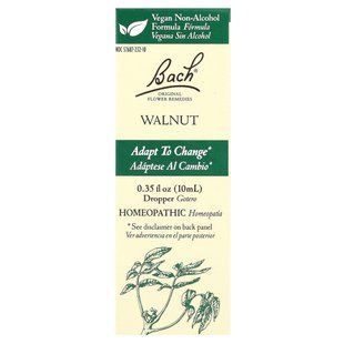 Bach, Original Flower Remedies, Walnut, 0.35 fl oz (10 ml) купить в Киеве и Украине