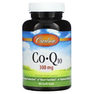 Коензим Q10 Carlson (Coenzyme Q10) 300 мг 90 капсул