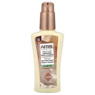 AMBI, Even & Clear&reg;, Complexion Facial Cleanser, Fragrance Free, 3.5 fl oz (103 ml)