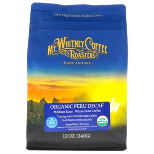 Кофе Перу в зернах Mt. Whitney Coffee Roasters 340 г купить в Киеве и Украине