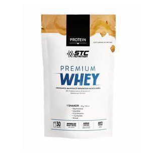 STC PREMIUM WHEY SALT CARAMEL / PREMIUM WHEY CARAMEL BEURRE SALE DOYPACK - doypack 750 g