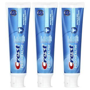 Crest, Pro-Health, Fluoride Toothpaste, Clean Mint, 3 Pack, 4.3 oz (121 g) Each купить в Киеве и Украине