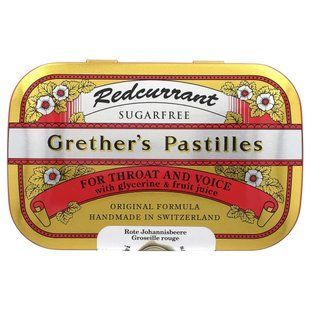 Grether's Pastilles, For Throat and Voice, Sugar Free, Redcurrant, 24 Lozenges, 2 1/8 oz (60 g) купить в Киеве и Украине