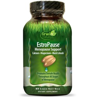 EstroPause, поддержка в период менопаузы, Irwin Naturals, 80 капсул купить в Киеве и Украине