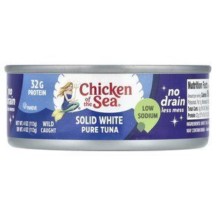 Chicken of the Sea, Solid White Pure Tuna, Low Sodium, 4 oz (113 g) купить в Киеве и Украине
