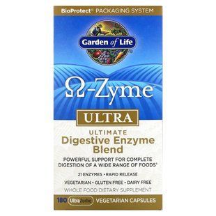 Комплекс пищеварительных ферментов Garden of Life (O-Zyme Ultimate Digestive Enzyme Blend) 180 капсул купить в Киеве и Украине