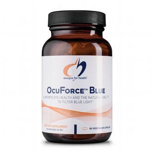 Підтримка здоров'я очей + захист від синіх екранів Designs for Health (OcuForce Blue) 60 капсул