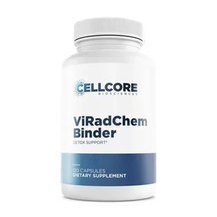 Сорбент для радіоактивних елементів та хімічних токсинів CellCore (ViRadChem Binder) 120 капсул