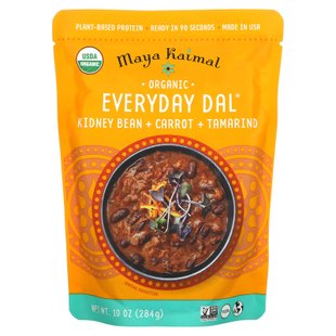 Maya Kaimal, Organic, Everyday Dal, фасоль, морковь, тамаринд, 10 унций (284 г) купить в Киеве и Украине