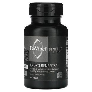 DaVinci Laboratories of Vermont, Benefits, Andro Benefits, 60 капсул
